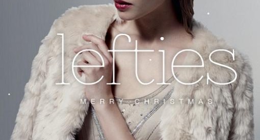 Lefties catálogo de fiesta para fin de año y Navidad 2013