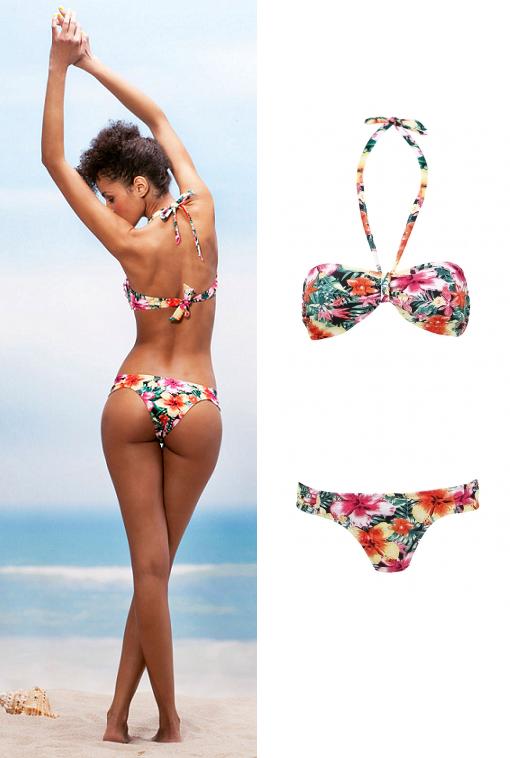 bikinis bershka primavera verano 2014 estampado tropical