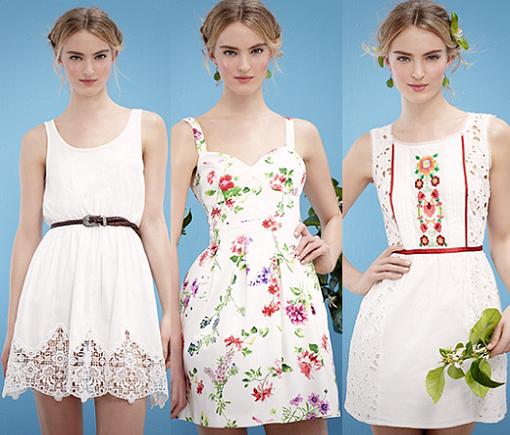 blanco vestidos primavera verano 2014