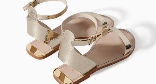 Sandalias de Zara verano 2014: sandalias planas, plateadas, de fiesta, cangrejeras, doradas, de tacón