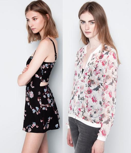 pull and bear otoño invierno 2014 2015 flores