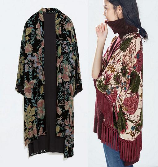 kimonos zara