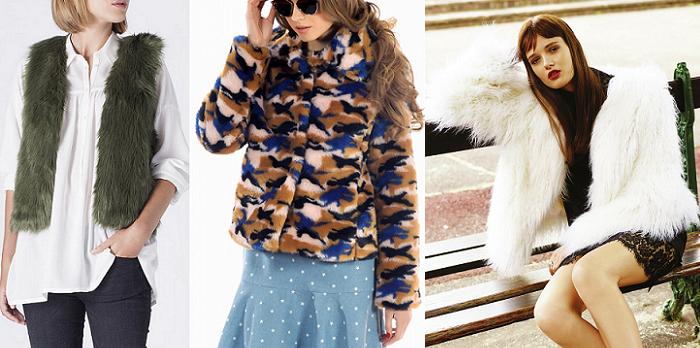 abrigos de pelo sintético moda otoño invierno 2015 2016