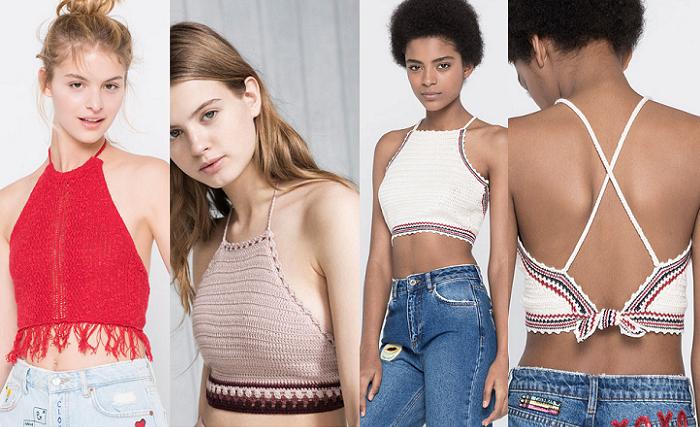 crop tops 2016 pull and bear